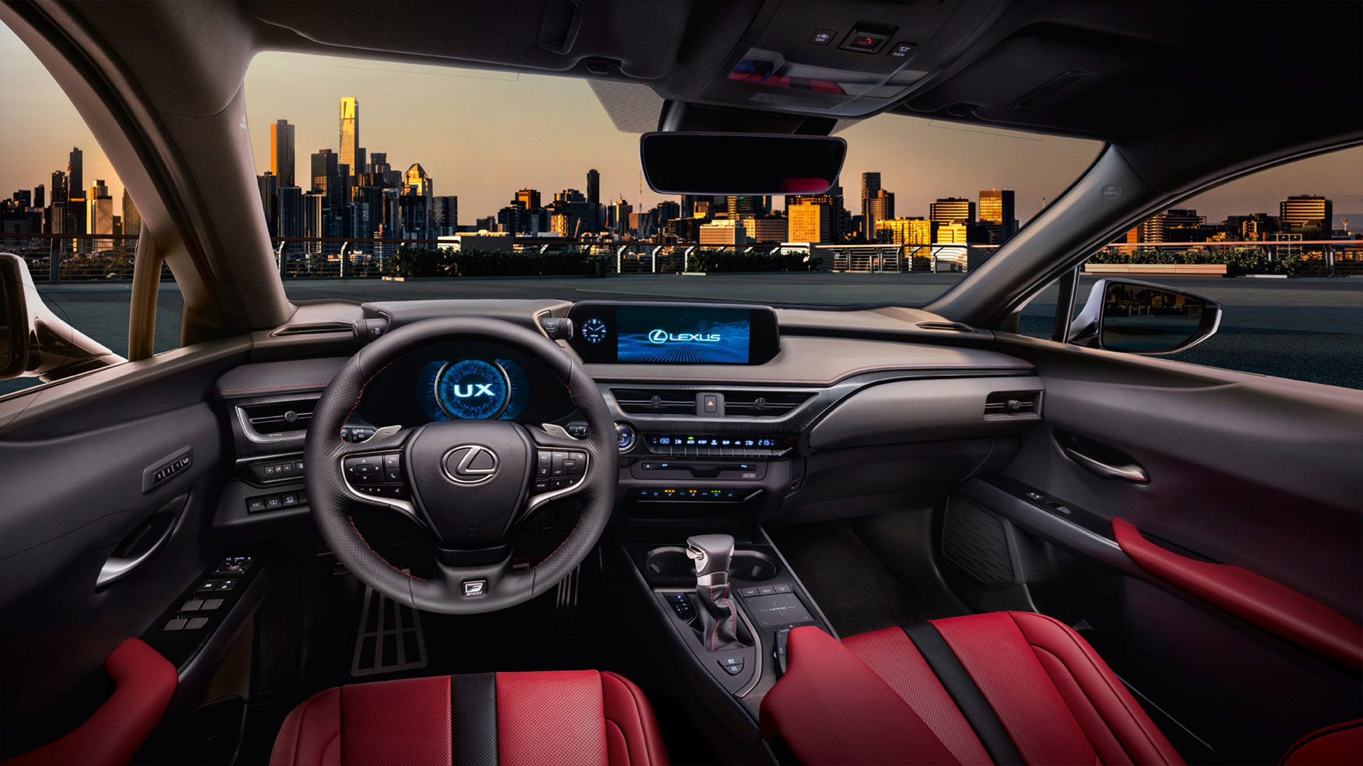 Interior del Lexus UX250h