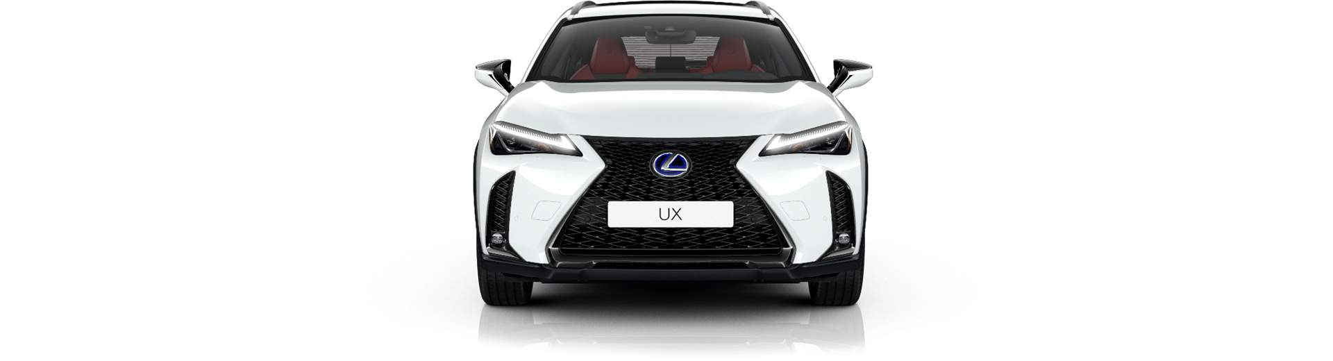 Vista frontal del Lexus UX 250h